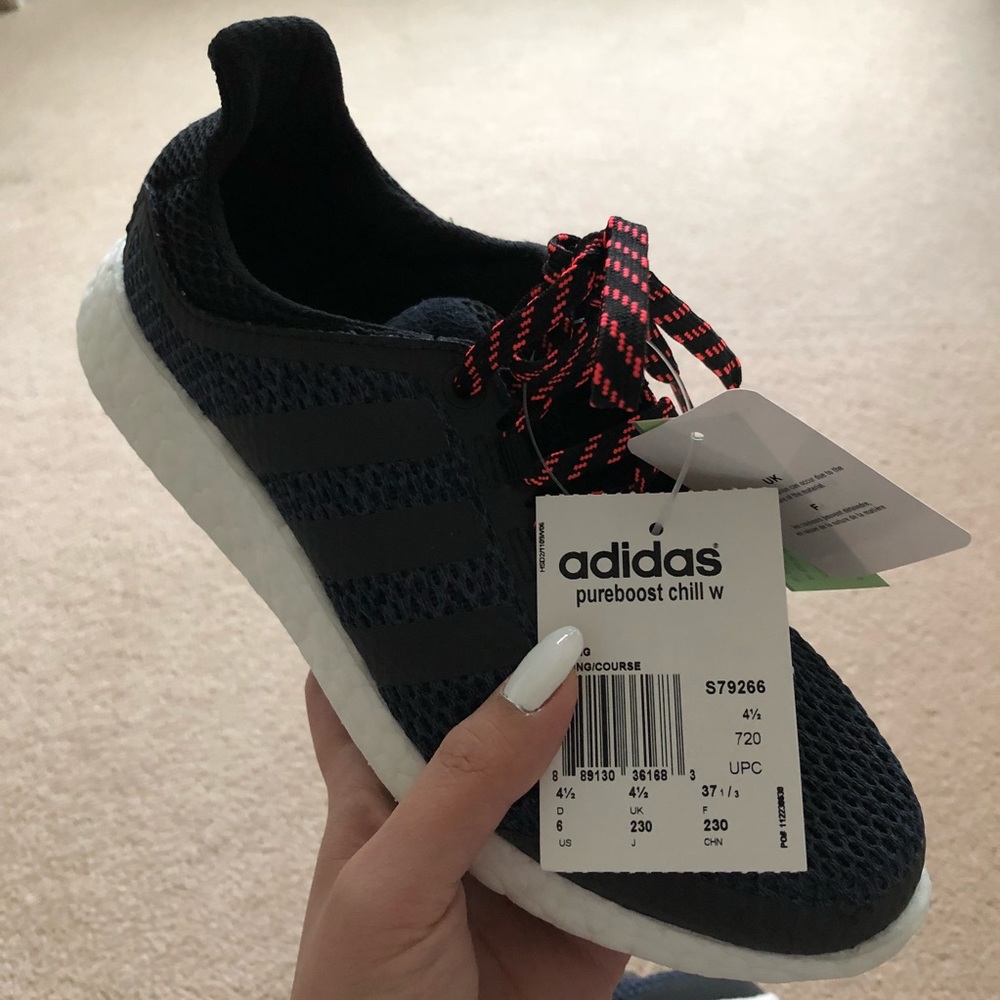 Adidas Pureboost Chill Navy Women’s Size 6 - Picture 4 of 7